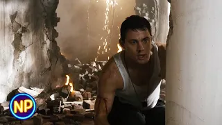 Soaking Wet Channing Tatum Defeats Terrorists | White House Down (2013) | Now Playing