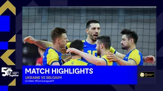 Highlights | Ukraine vs. Belgium I CEV Volleyball European Golden League 2023