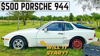 I Bought A PORSCHE 944 For $500 And FIXED It For $7
