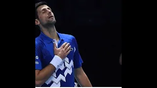 Novak Djokovic Saving Match Points