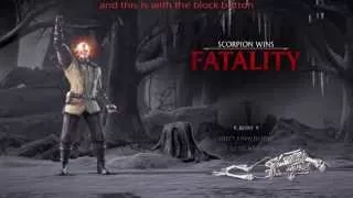 MKX classic fatality scorpion tutorial