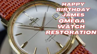 Omega Watch restoration 1963 Seamaster De Ville GOLD 18k