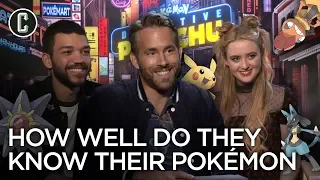 Detective Pikachu Stars & Director Play "Know Your Pokemon"