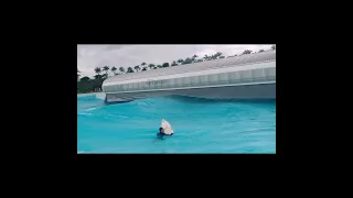 Dia inesquecível para Rodrigo Dorador na wave garden no condomínio praia da grama. Que onda é essa.