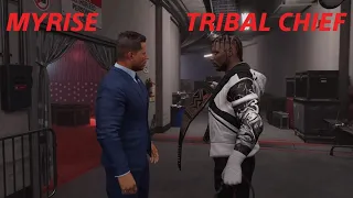 WWE 2K24 MYRISE FINALE- THE 99 OVERALLTRIBAL CHIEF ROMAN REIGNS