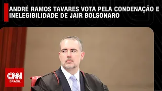 André Ramos Tavares vota pela condenação e inelegibilidade de Jair Bolsonaro | LIVE CNN