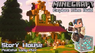 Relaxing Minecraft LongPlay - Terrasse House 1.20.1 [No Commentary]