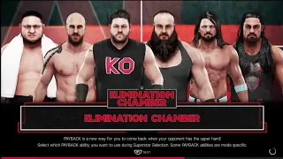 Wwe 2k19 Elimination Chamber match