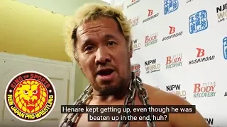 Apr 14 'Road to WRESTLING DONTAKU 2018' - 5th match : Post-match comments [English / Japanese subs]