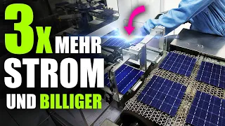 Super-Solarzellen kosten weniger als 3€ pro 1m²