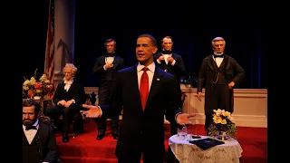 President Obama Records Audio for Disney's Hall Of Presidents