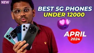 TOP 5 Best 5G Phones Under 12000 in APRIL 2024 l Best Mobile Under 12000