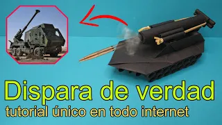 Cómo hacer un tanque que dispare - paper tank