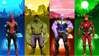Telis Hop EDM Rush - Spiderman vs Hulk vs Thanos vs Flash