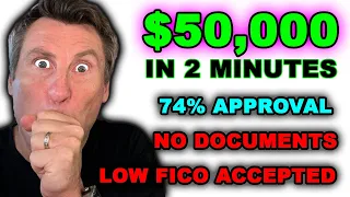 $50K to $500K NO DOC | Instant APPROVAL! | LOW FICO OK! Loans Not a Grant