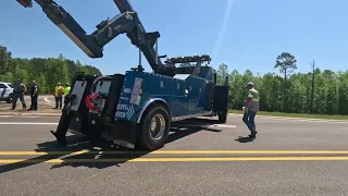 Log Truck Rollover Recovery