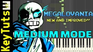 NEW AND IMPROVED - Learn to Play Megalovania from Undertale - Medium Mode