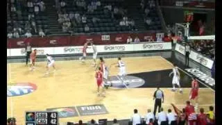 Serbia - Croatia 73-72 Highlights Eight Finals World Championship 2010 Men Basketball Turkey FIBA