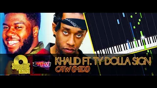 Khalid ft. 6LACK, Ty Dolla Sign - OTW (FULL MIDI / BEAT / PIANO / CHORDS)