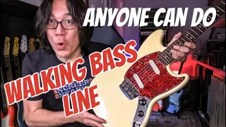 Must Know - Walking Bass Line over Bb7 & Eb7 - 3 Levels