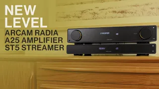 A review of the ARCAM Radia A25 Integrated Amplifier and ST5 Streamer.