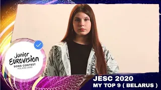 Junior Eurovision 2020 - My Top 9 ( So Far ) -New : Belarus 🇧🇾