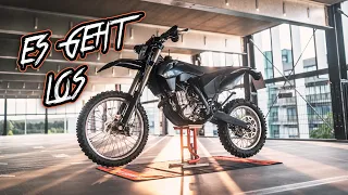 Mein KTM EXC 450 Supermoto Umbau // ES GEHT LOS! // EDGESOFSUPERMOTARD