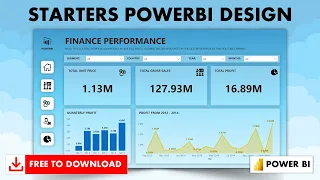 Power BI Report Design for Starters Tutorial