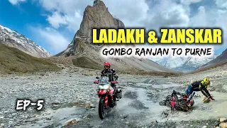 NEXT LEVEL ho gaya 😳 GOMBO RANJAN To PURNE 🏍 LADAKH ZANSKAR 2022 | EP-5