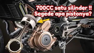 700cc satu silinder !! Pistonya bakalan segede apa ? Husqvarna 701