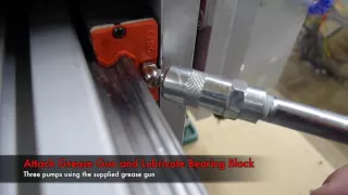 How to Lubricate Your CNC Router Parts Bearing Blocks (Profile Linear Rail-based Machines)