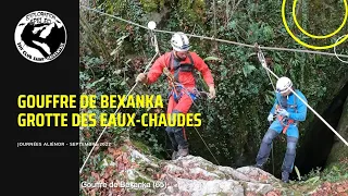 Spéléo au gouffre de Bexanka et la Grotte des Eaux-Chaudes