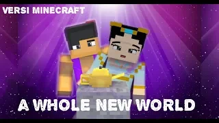 A Whole New World - Minecraft Animation (From Aladdin)