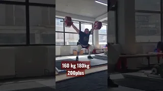 160kg 180 kg 200 plus power of #weightlifting