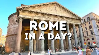 You can't see Rome in a day (But we're apparently trying to) - What's Rome like in 2021?