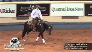 Walla Whiz Affair ridden by Todd A Bergen - 2013 NRHA Futurity (Open Futurity First Go - Section 1)