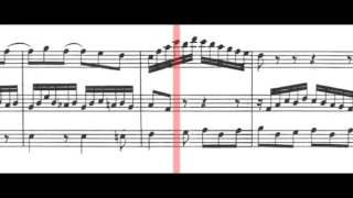 BWV 1031 - Flute Sonata in E-Flat Major (Scrolling)