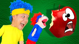 ¡Dulce apple  con Marionetas! | D Billions Canciones Infantiles