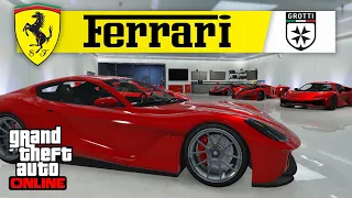 Ultimate Ferrari Garage (with Real Life Cars) in GTA 5 Online