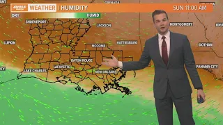 New Orleans Weather: Warm, humid breeze returns