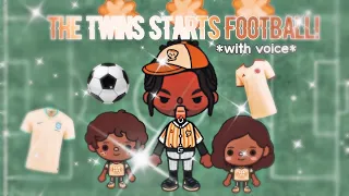 The twins starts football ⚽️🤍 || with voice 🔊 || gone wrong? 🫴🏾 || sylviaxlemon 🍋💗