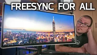 PLAY TEST! FreeSync + NVIDIA GPUs on the NEW LG 34GK950F Ultrawide Monitor
