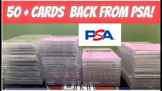 PSA Reveal 50 Sports Cards Back from PSA!