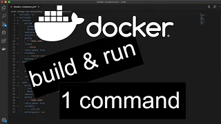Docker build & run in 1 command