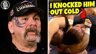 Perry Saturn on KO'ing UFC Legend Paul Varelans During His Match with Taz (ECW Hardcore Heaven 1996)