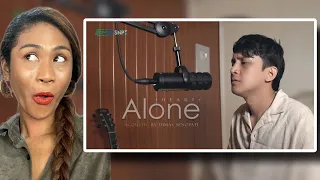 Dimas Senopati - Heart - Alone (Cover ) | Reaction