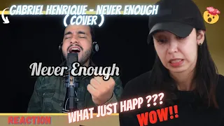 Gabriel Henrique - Never Enough (The Greatest Showman) | REACTION!!