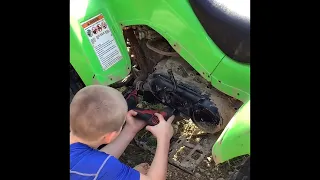 7 year old Kawasaki 90 KFX  rev limiter removal