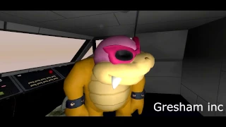 Gmod Mario in the plane crash
