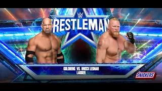 WWE2K23   BROCK LESNAR   VS   GOLDBERG   FULL MATCH